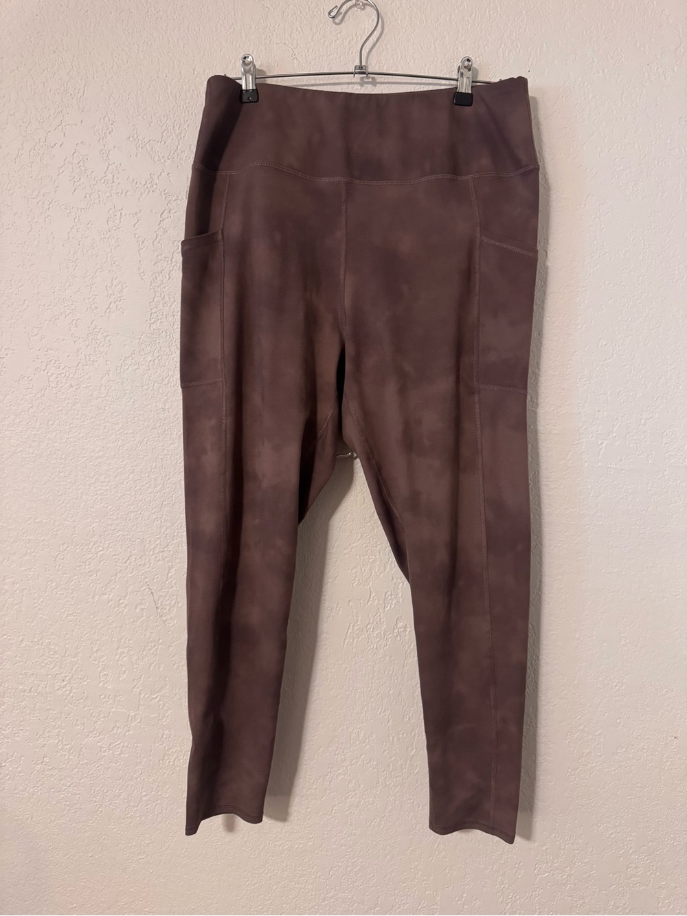 Maurices Faux-Suede Brown Leggings